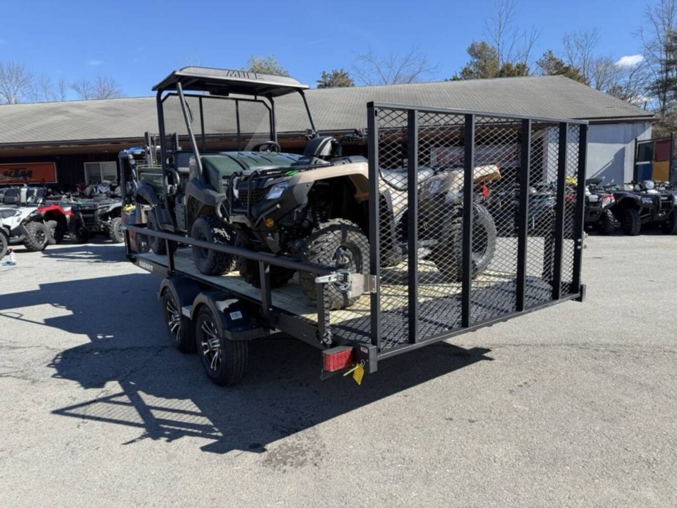 A photo of this 2026 Karavan 6.8 X 15 Ft. Steel Utility Trailer