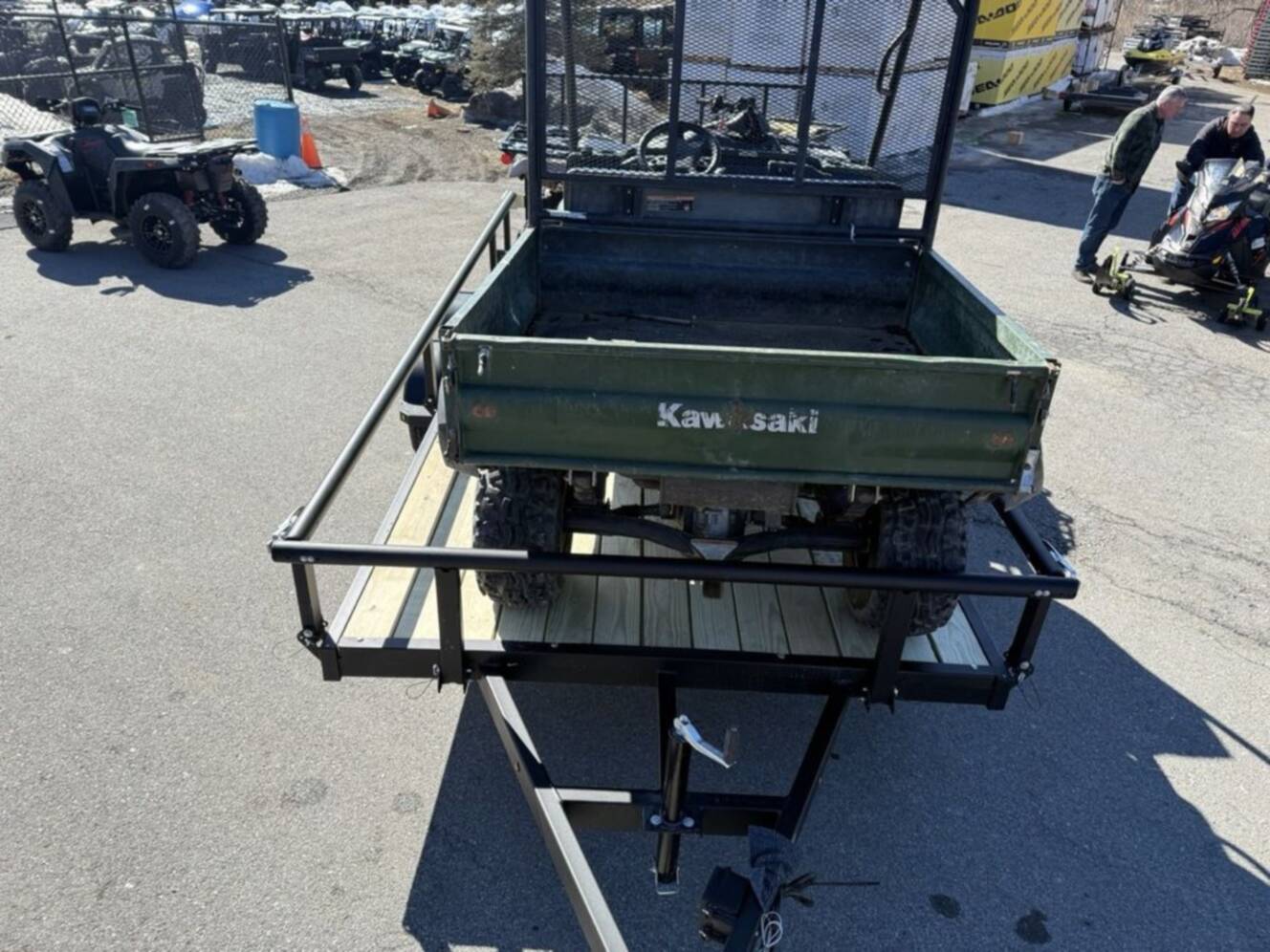 A photo of this 2026 Karavan 6.8 X 15 Ft. Steel Utility Trailer