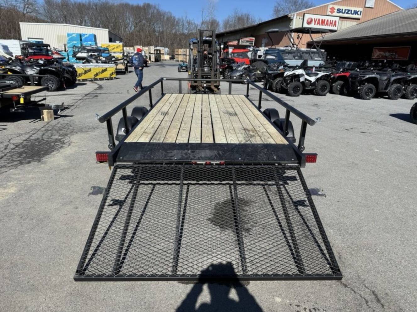 A photo of this 2026 Karavan 6.8 X 15 Ft. Steel Utility Trailer
