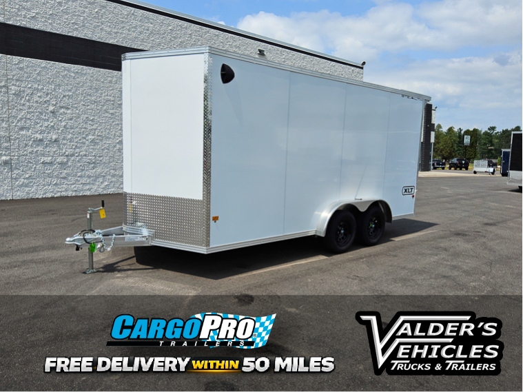 2027 CargoPro 7.5X16 STEALTH XLT ALUMINUM CARGO TRAILER - 7K GVWR in Hinckley, MN
