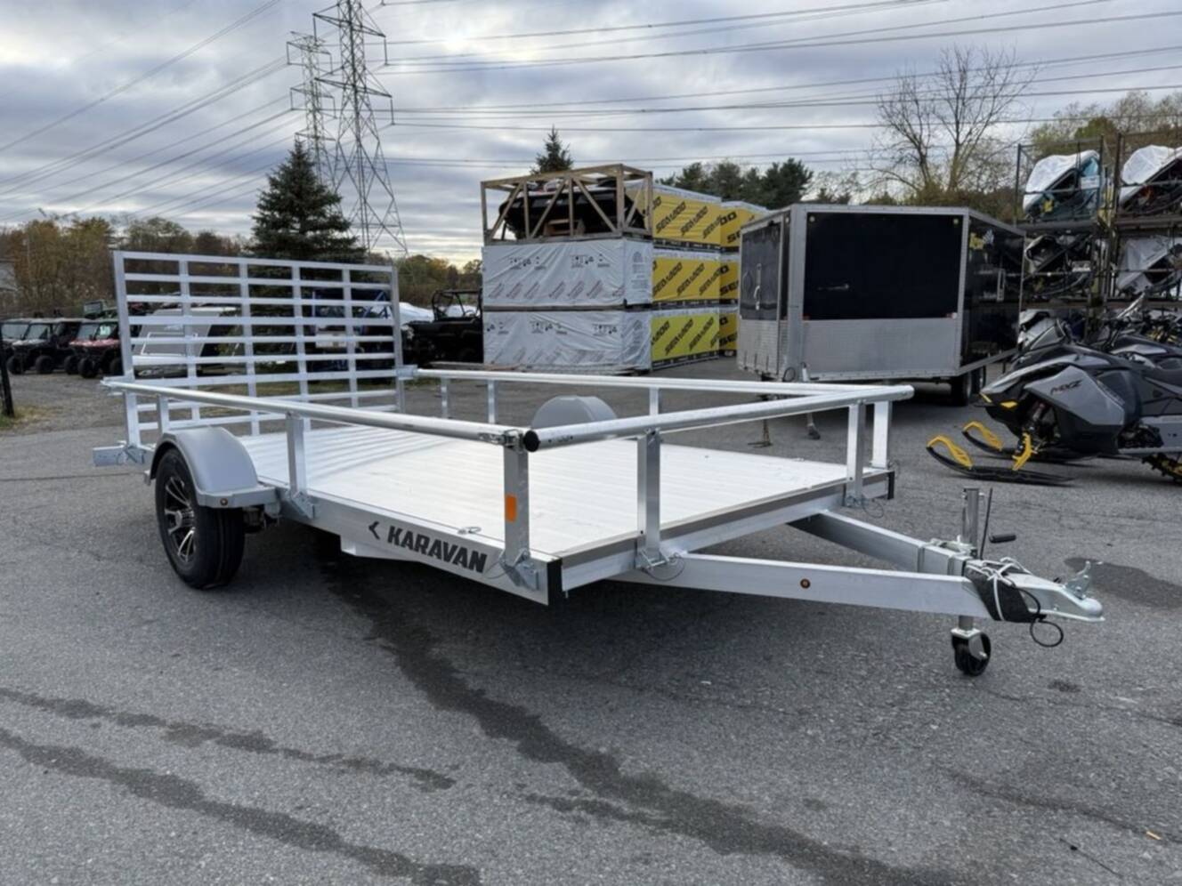 A photo of this 2026 Karavan 6.8 X 13 Ft. Aluminum Utility Trailer