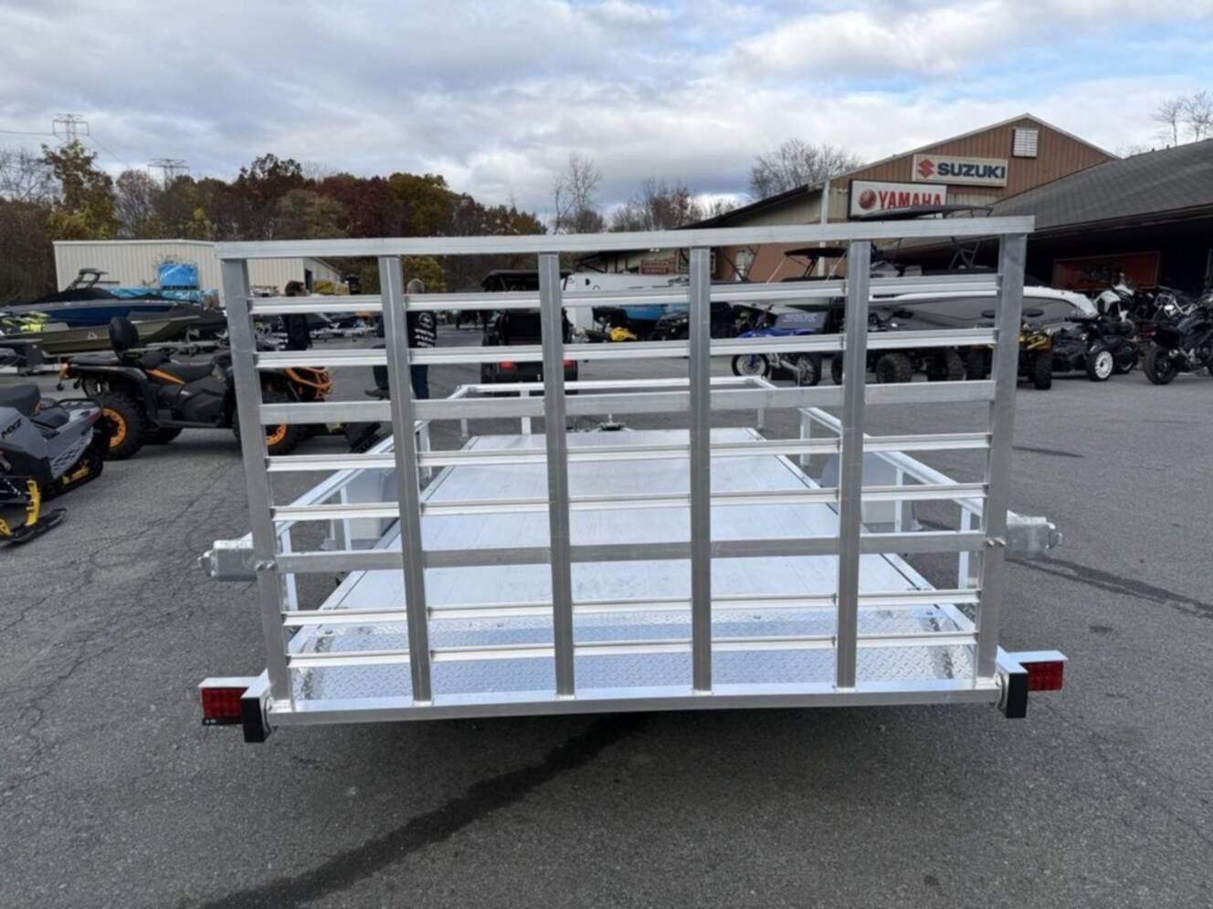 A photo of this 2026 Karavan 6.8 X 13 Ft. Aluminum Utility Trailer