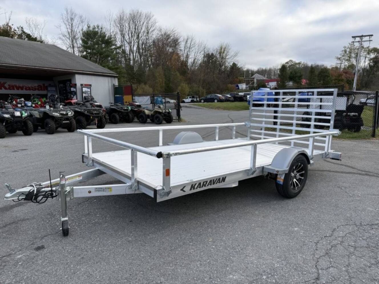 A photo of this 2026 Karavan 6.8 X 13 Ft. Aluminum Utility Trailer