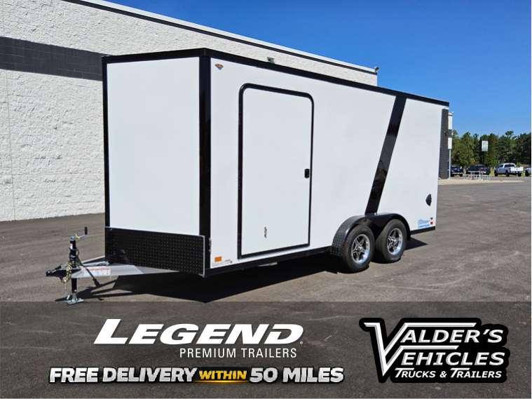 2027 Legend 7.5X16+2 TV ALUM ENCLOSED CARGO TRAILER in Hinckley, MN