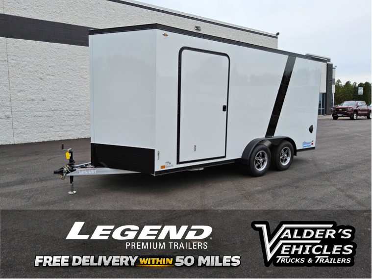 2027 Legend 7.5X16+2 TV ALUM ENCLOSED CARGO TRAILER in Hinckley, MN