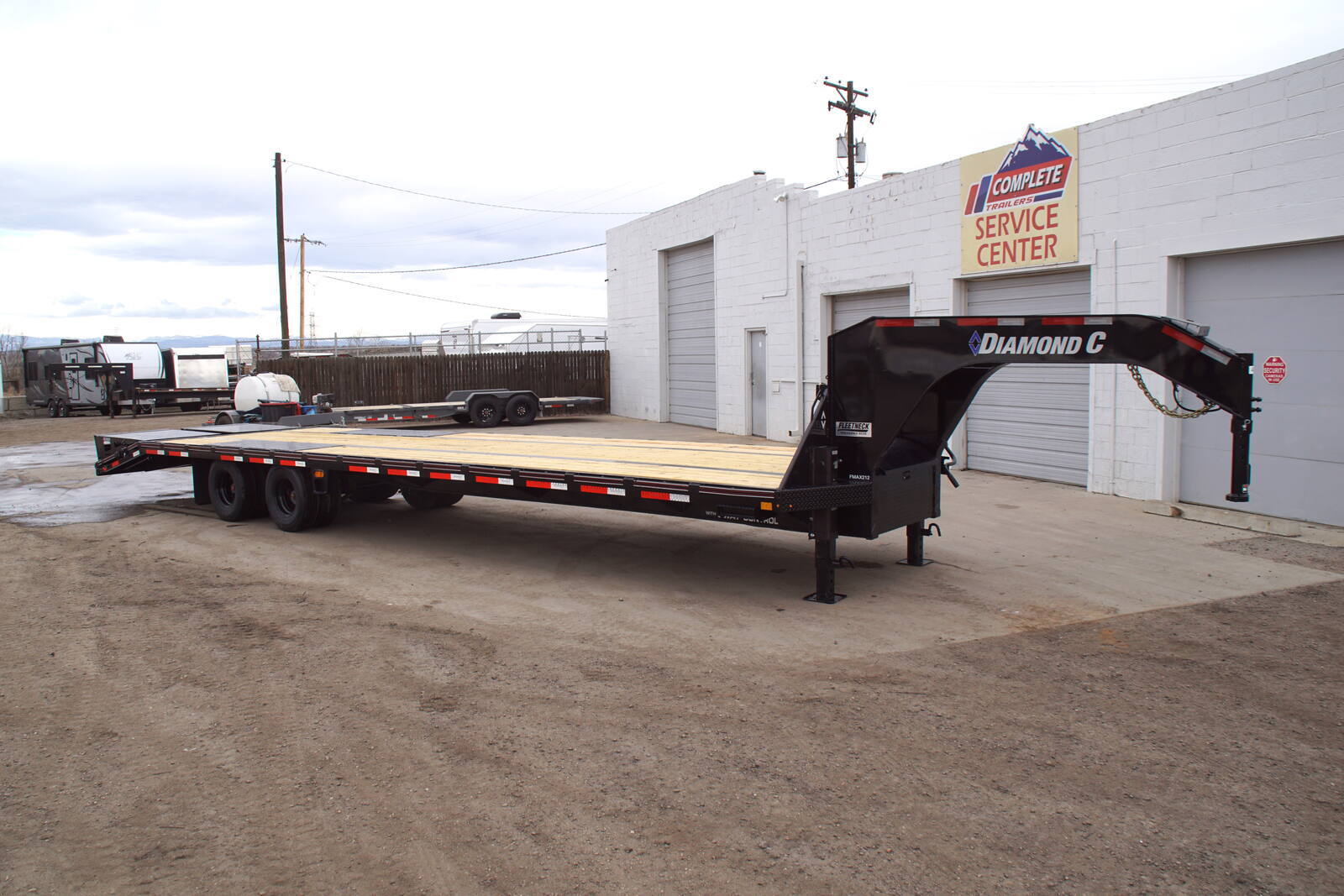 2025 Diamond C FMAX 212 35' Gooseneck Equipment Trailer w Max Ramps in Henderson, CO