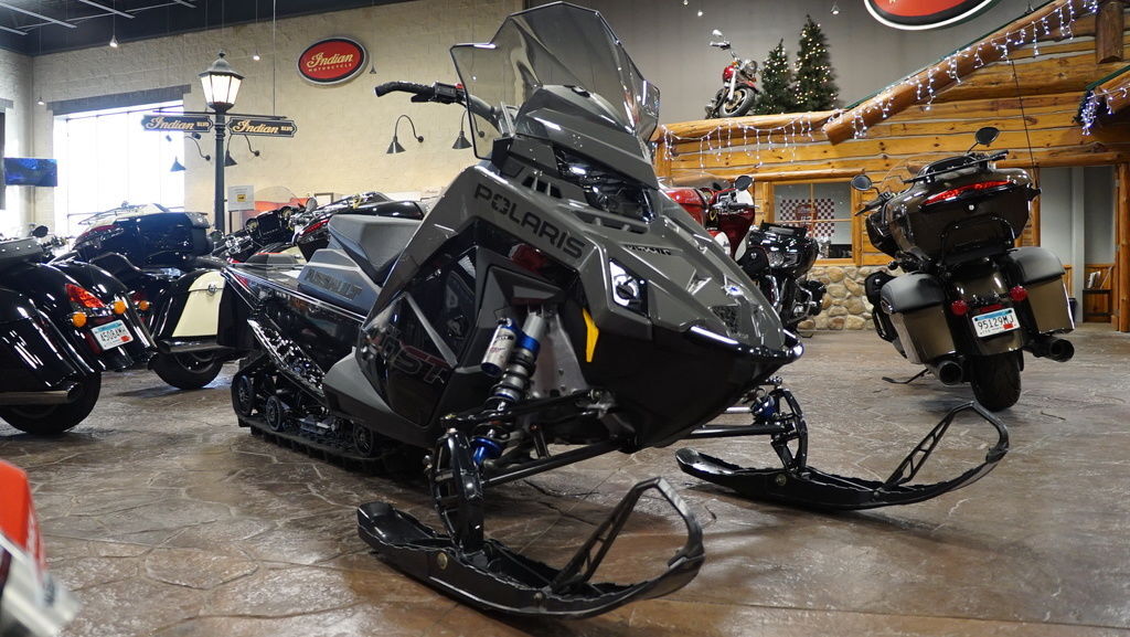 2024 Polaris® Patriot Boost Switchback Assault 146 Gloss Black PATRIOT BOOST ASSAULT 146 in watkins MN