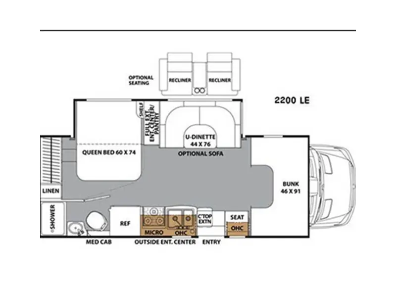 2016 Mercedes-Benz Coachman Prism 2200LE