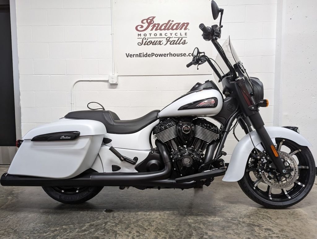 2026 Indian Motorcycle® Springfield ® Dark Horse® Ghost White Metallic Smoke DARK HORSE in Sioux Falls, SD