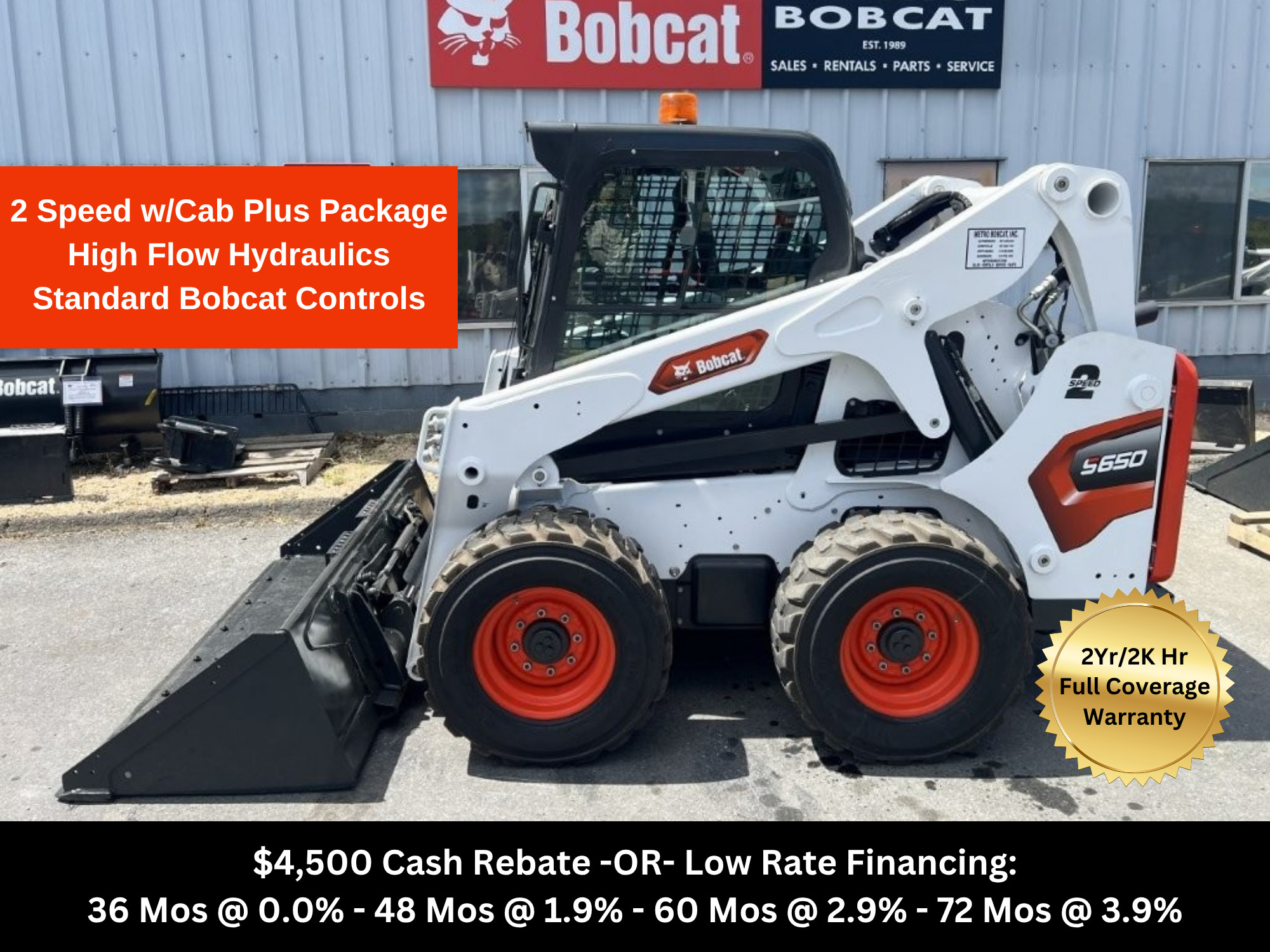 2024 Bobcat S650 Skid-Steer Loader in Sykesville, MD