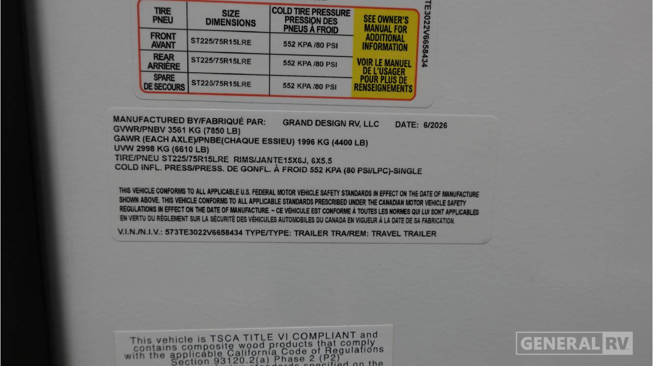 A photo of this 2027 Grand Design IMAGINE 2600RB