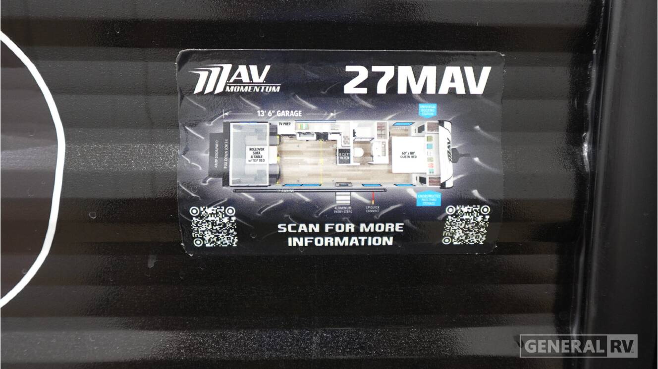 A photo of this 2027 Grand Design Momentum MAV 27MAV