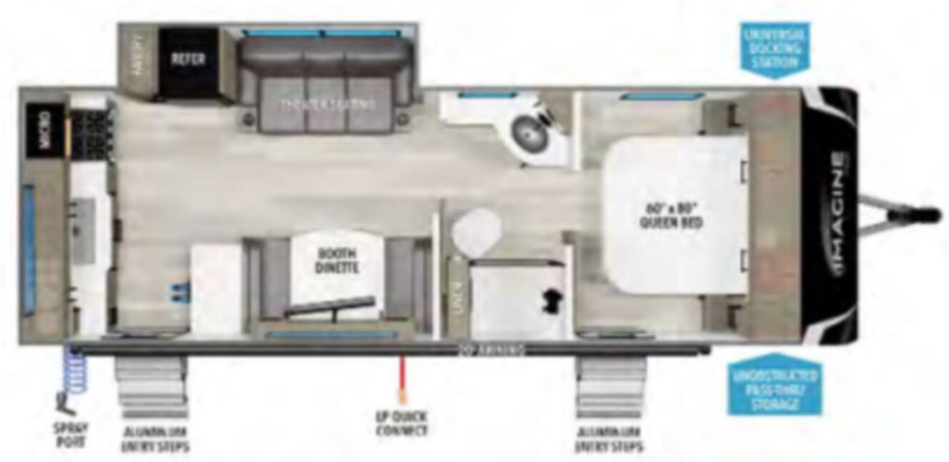A photo of this 2024 Grand Design Imagine XLS 23LDE