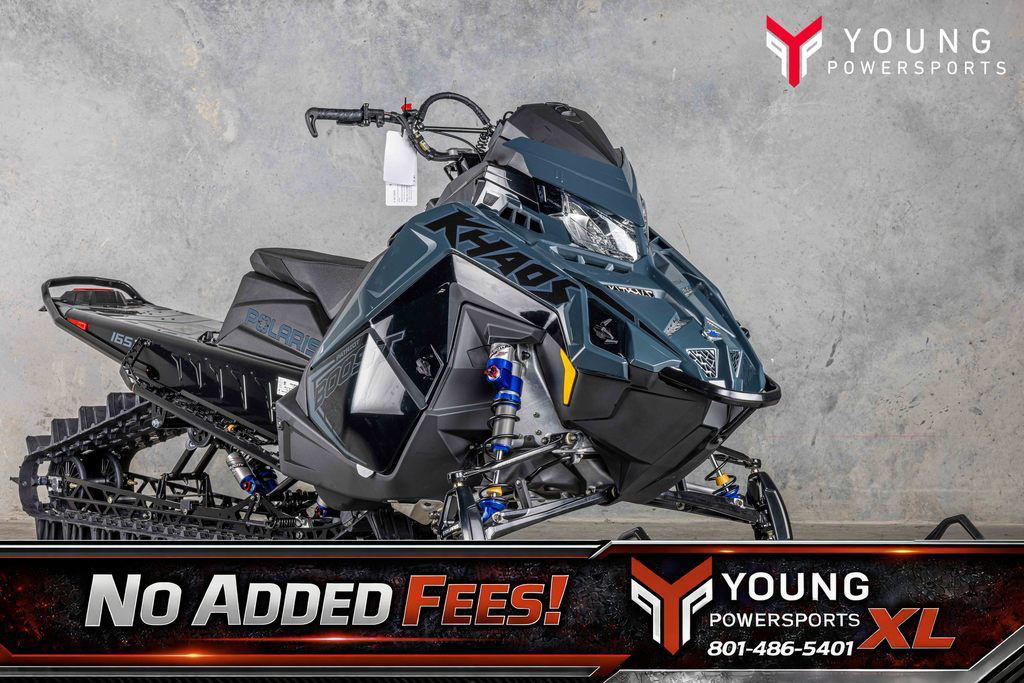 2026 Polaris Patriot Boost RMK Khaos 165 Gloss Black / Blue Dus in centerville UT