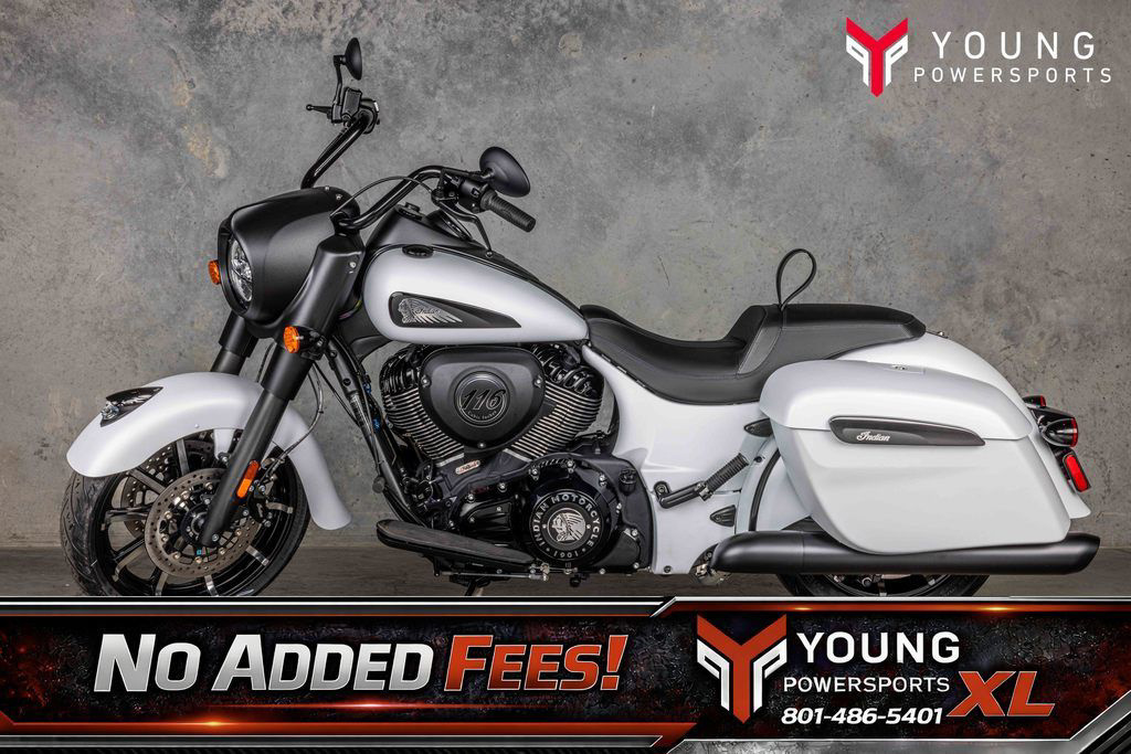 2026 Indian Springfield Dark Horse Ghost White Metallic Smo DARK HORSE in Centerville, UT