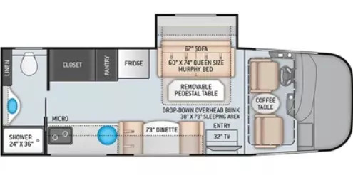 A photo of this 2023 Thor Axis 24.3