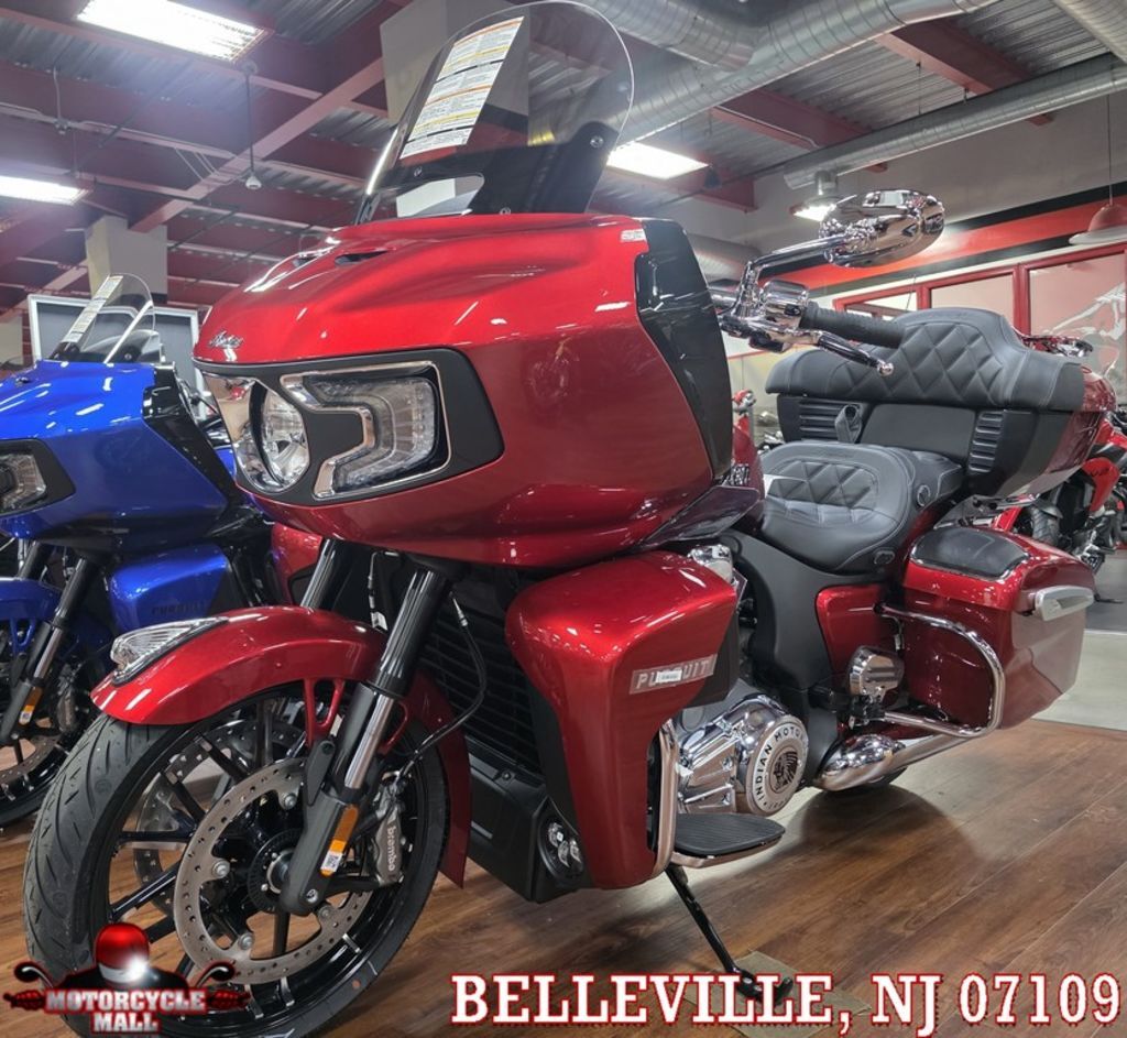 2026 Indian Motorcycle® Pursuit® Limited 112 w/PowerBand Audio Sunset Red Meta LIMITED in Belleville, NJ