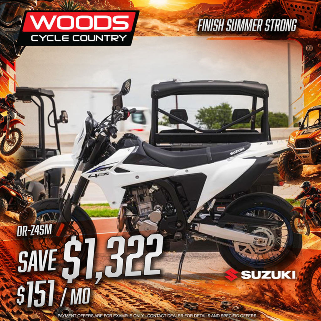 2025 Suzuki DR-Z4SM BASE in New Braunfels, TX