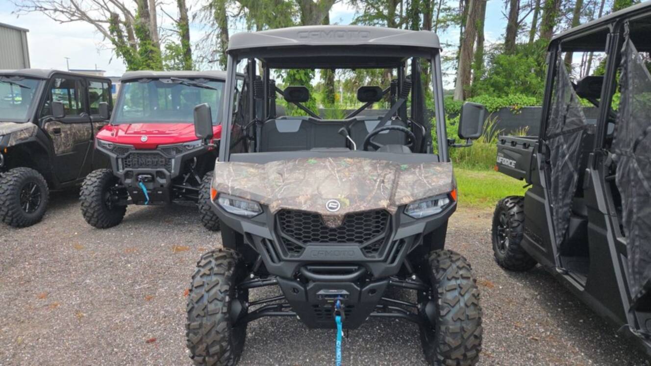 A photo of this 2026 CFMOTO UFORCE 800 XL Camo