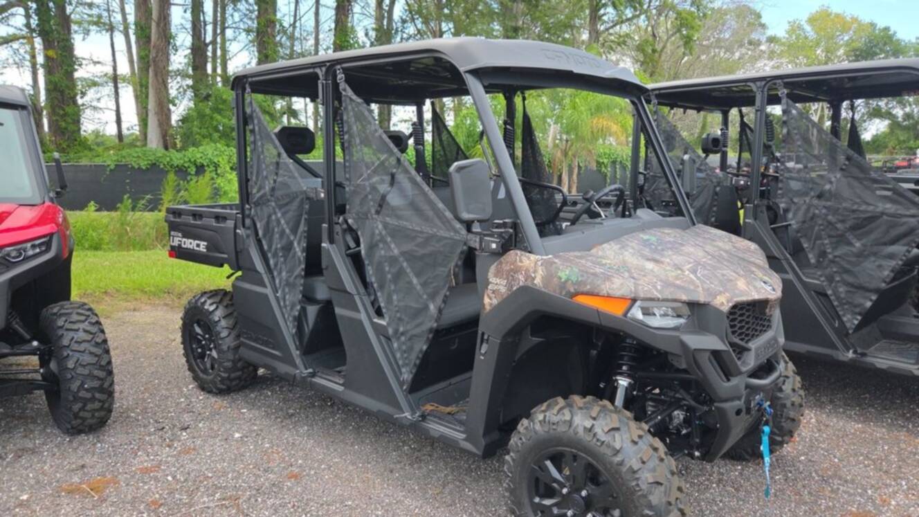 A photo of this 2026 CFMOTO UFORCE 800 XL Camo
