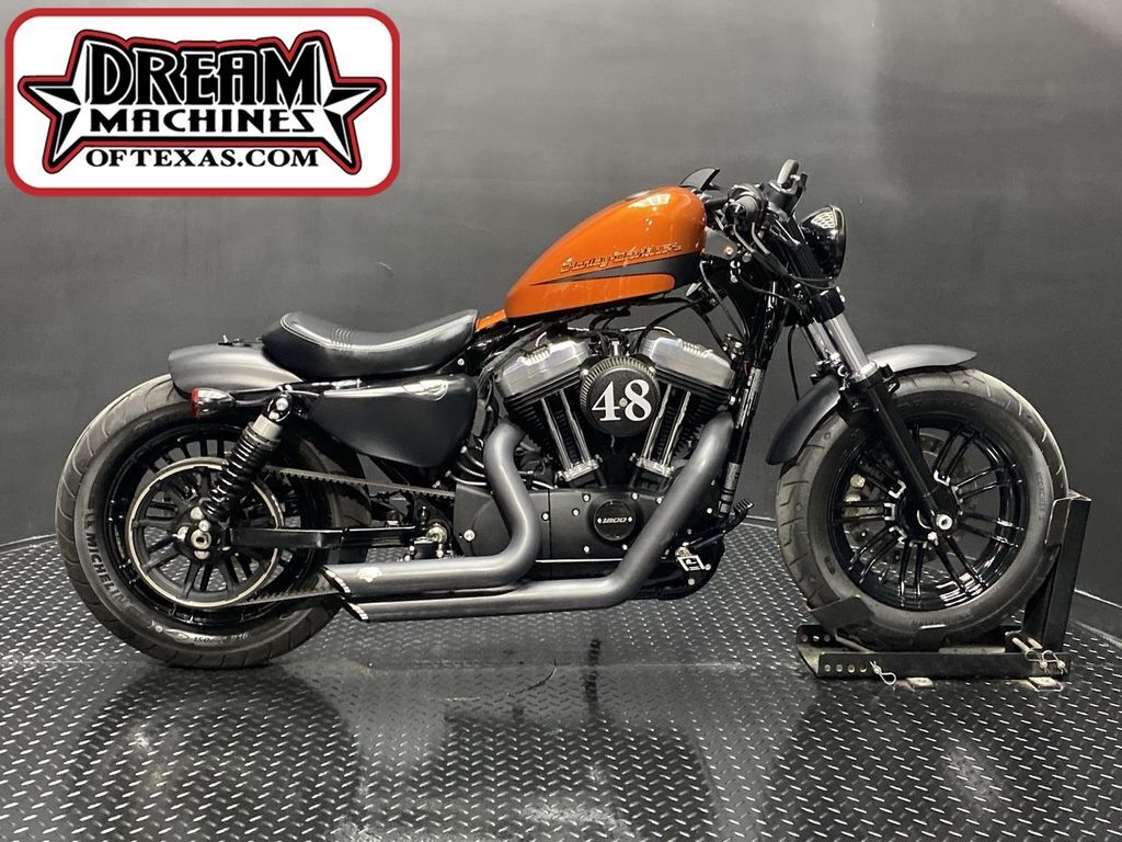 Used Orange Harley-Davidson Forty-Eight Motorcycles For Sale