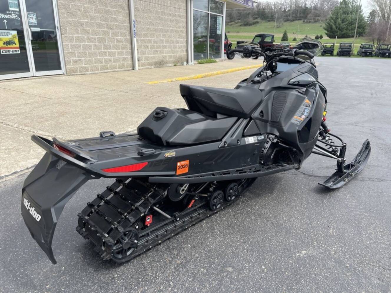 A photo of this 2024 Ski-Doo MXZ® X® Rotax® 850 E-TEC 129 Ice R. XT 1.25 10.25 in