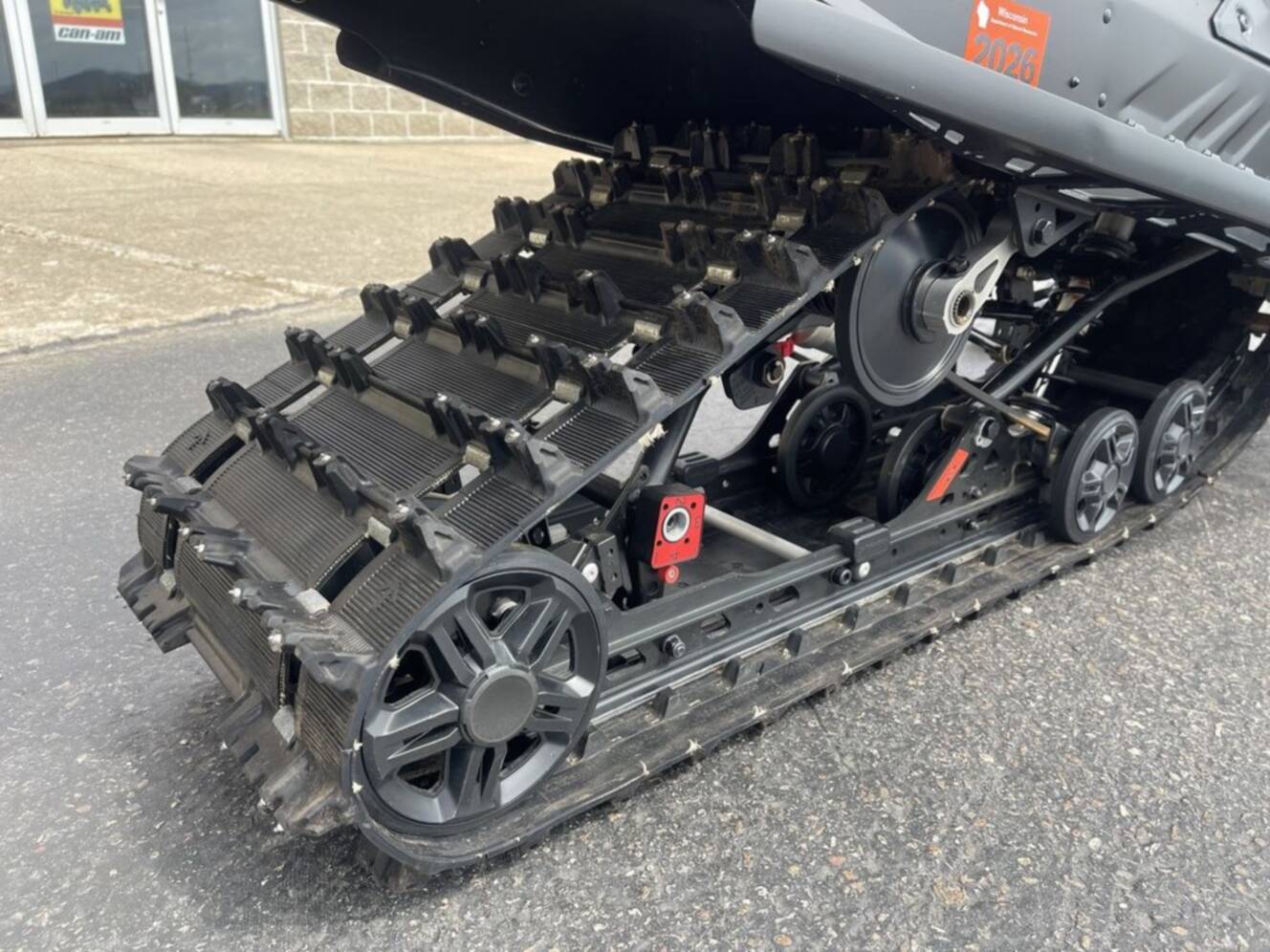 A photo of this 2024 Ski-Doo MXZ® X® Rotax® 850 E-TEC 129 Ice R. XT 1.25 10.25 in