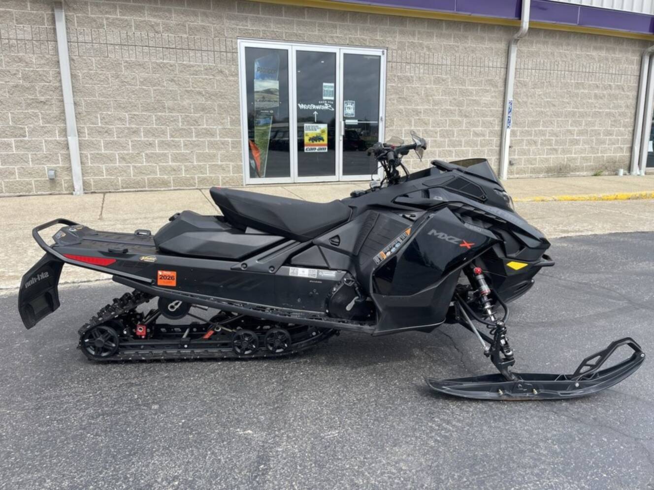 A photo of this 2024 Ski-Doo MXZ® X® Rotax® 850 E-TEC 129 Ice R. XT 1.25 10.25 in