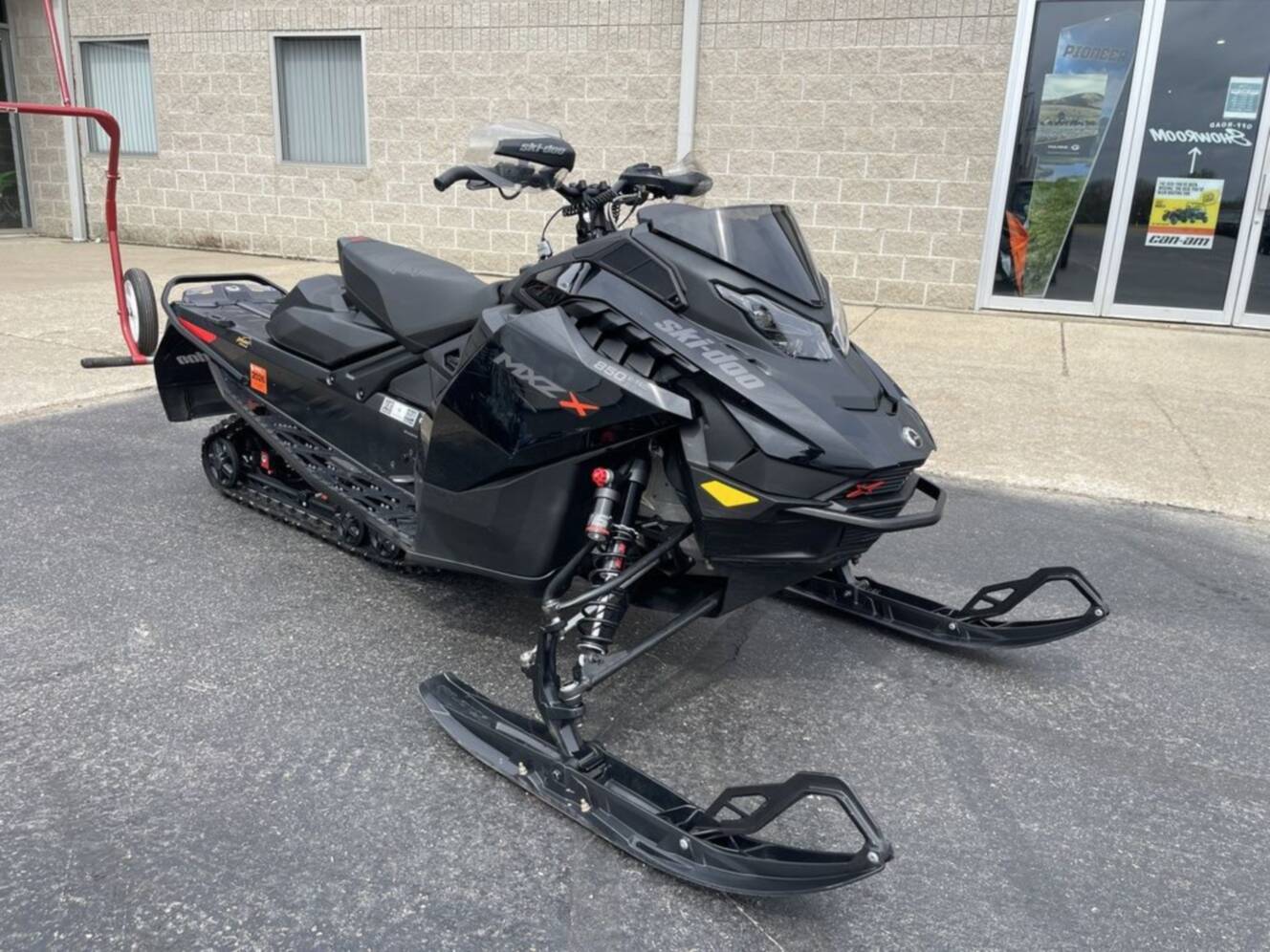 A photo of this 2024 Ski-Doo MXZ® X® Rotax® 850 E-TEC 129 Ice R. XT 1.25 10.25 in
