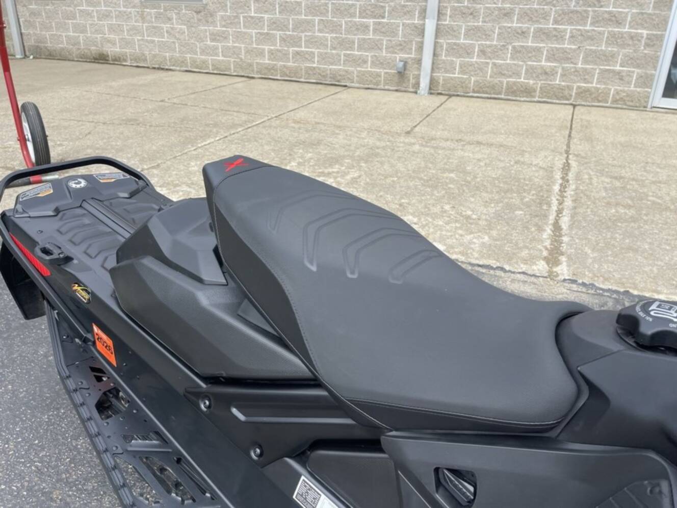 A photo of this 2024 Ski-Doo MXZ® X® Rotax® 850 E-TEC 129 Ice R. XT 1.25 10.25 in
