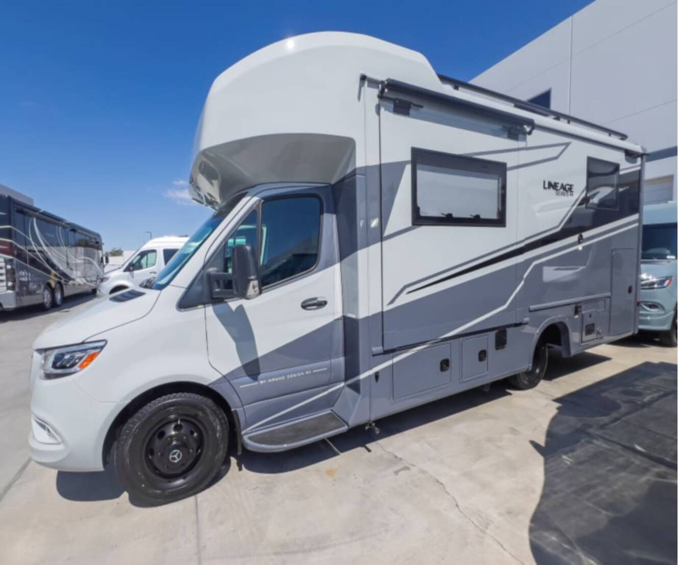 A photo of this 2027 Grand Design LINEAGE SERIES M 25TK-FBP