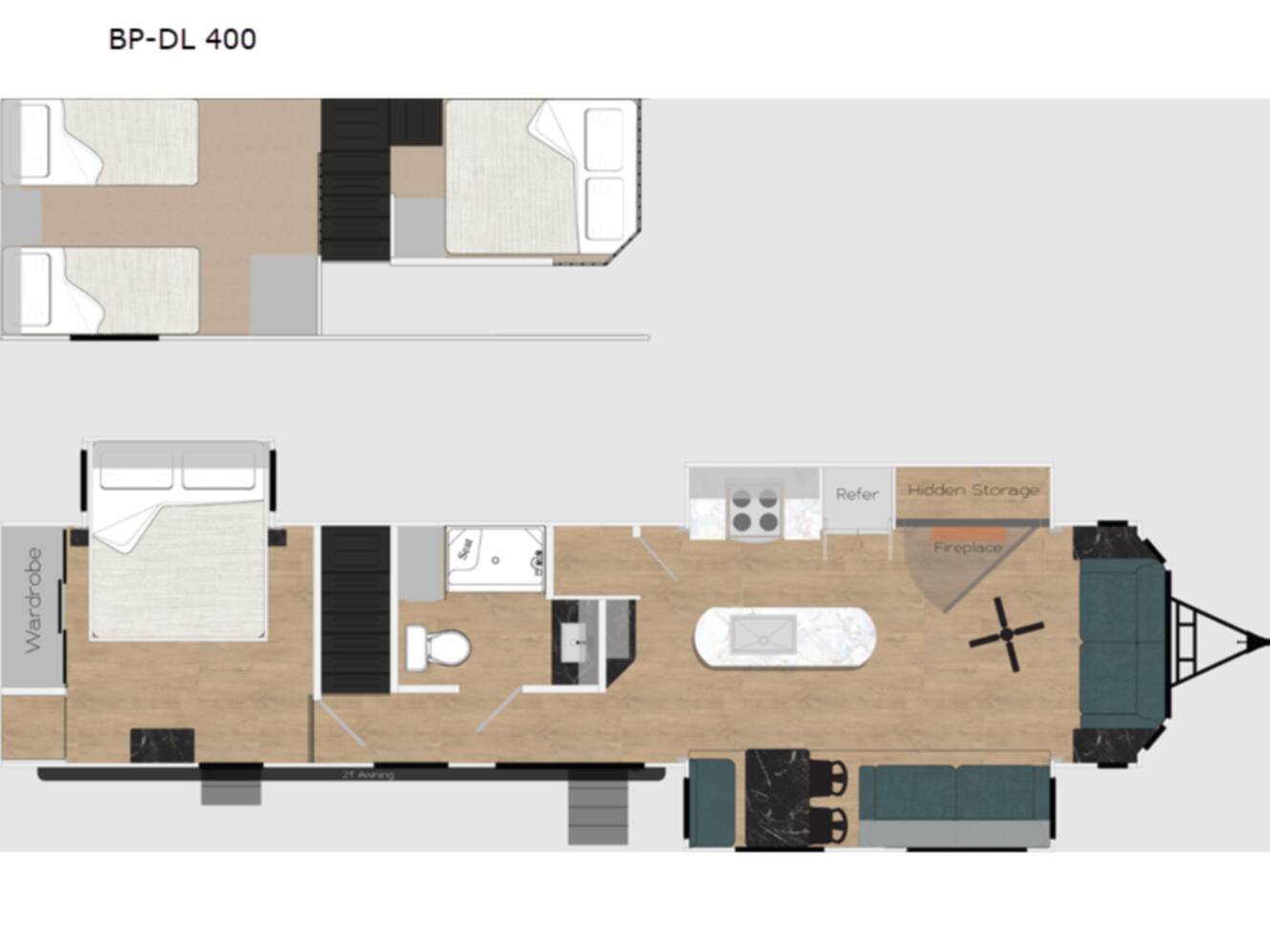 A photo of this 2026 Recreation By Design Baypoint BP-DL 400