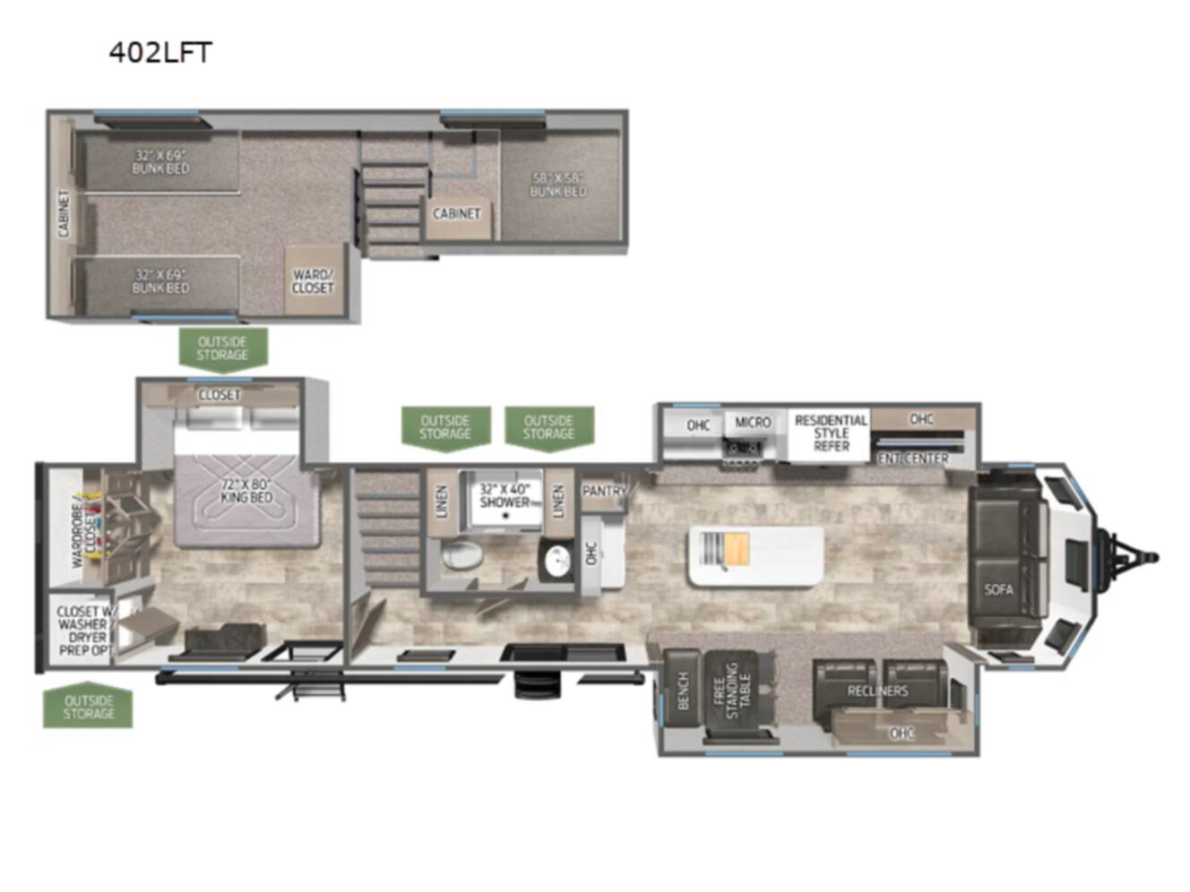 A photo of this 2026 Forest River Rv Puma Vista 402LFT