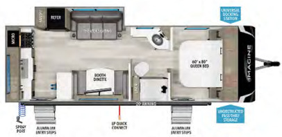 A photo of this 2024 Grand Design Imagine XLS 23LDE