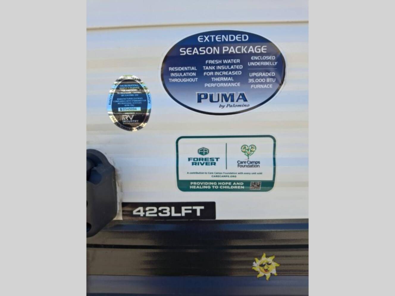 A photo of this 2026 Forest River Rv Puma Vista 423LFT