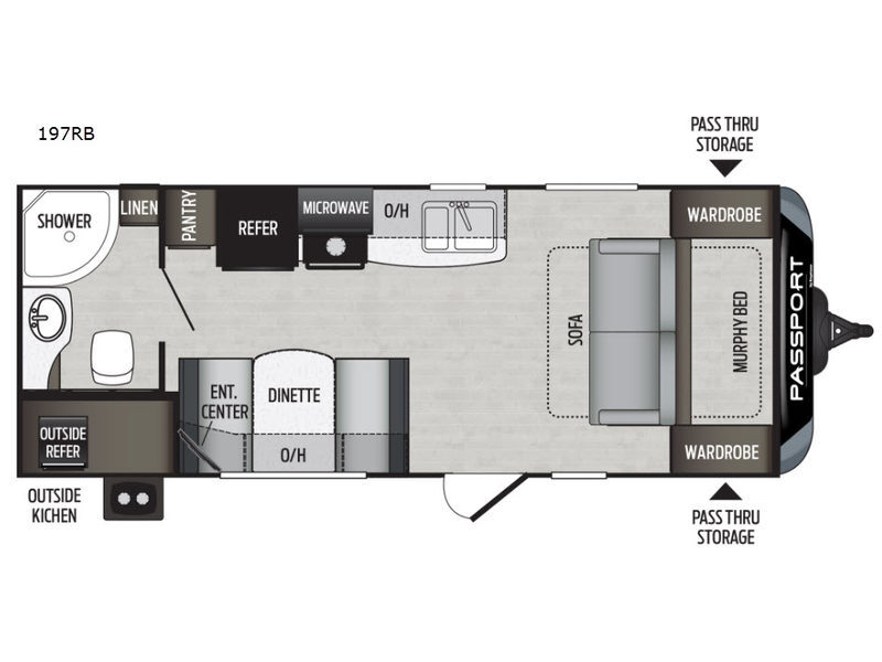 2019 Keystone Rv Passport 197RB Express in coldwater MI