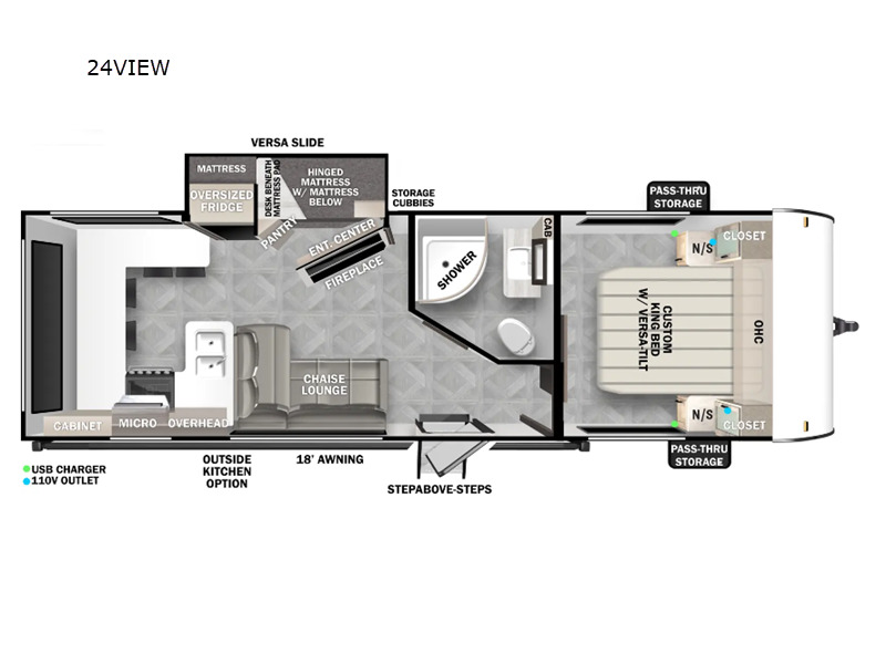 2024 Forest River Rv Wildwood X-Lite 24VIEW in san angelo TX