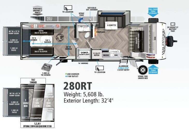 2022 Forest River Wildwood FSX 280RT in duncansville PA