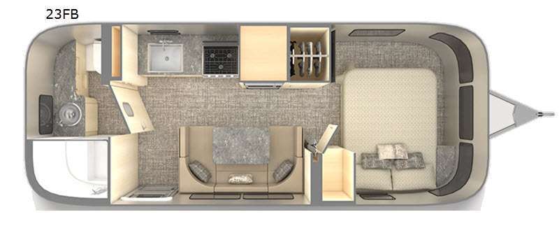 A photo of this 2021 Airstream Flying Cloud 23FB