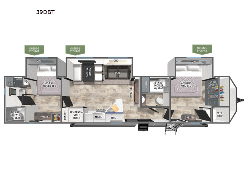 A photo of this 2026 Forest River Rv Puma Vista 39DBT