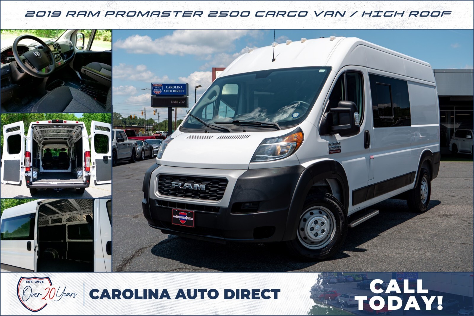 2019 RAM PROMASTER 2500 in Lincolnton, NC