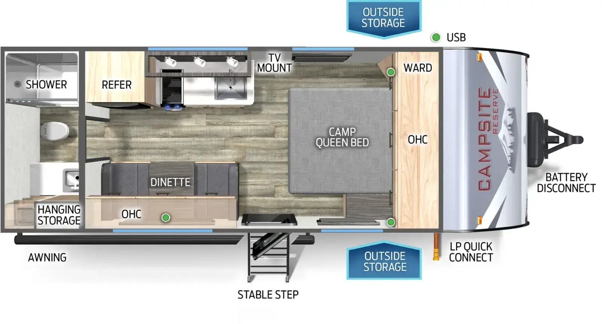 2027 Forest River CAMPSITE RESERVE 16BC in pinellas park FL