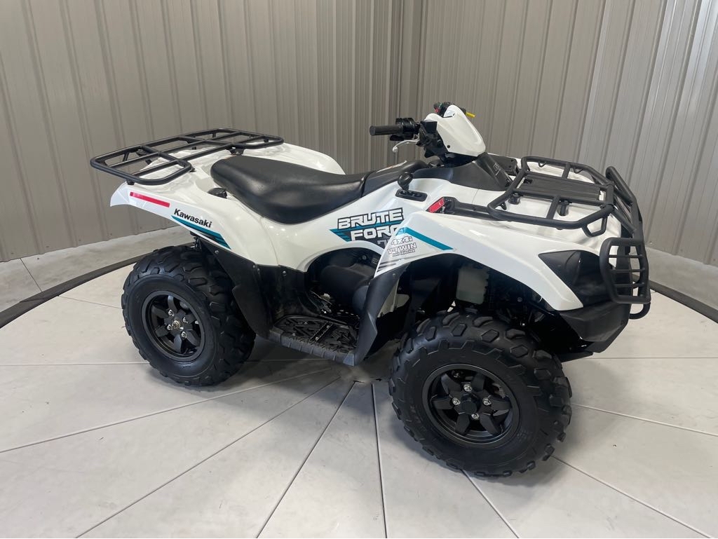 White Kawasaki Brute Force 750 4X4I Eps Four Wheelers For Sale