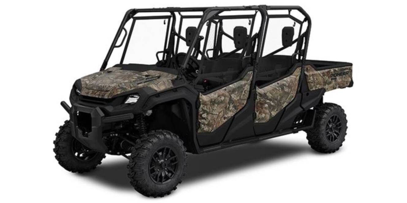 A photo of this 2025 Honda Pioneer 1000-6 Crew Deluxe