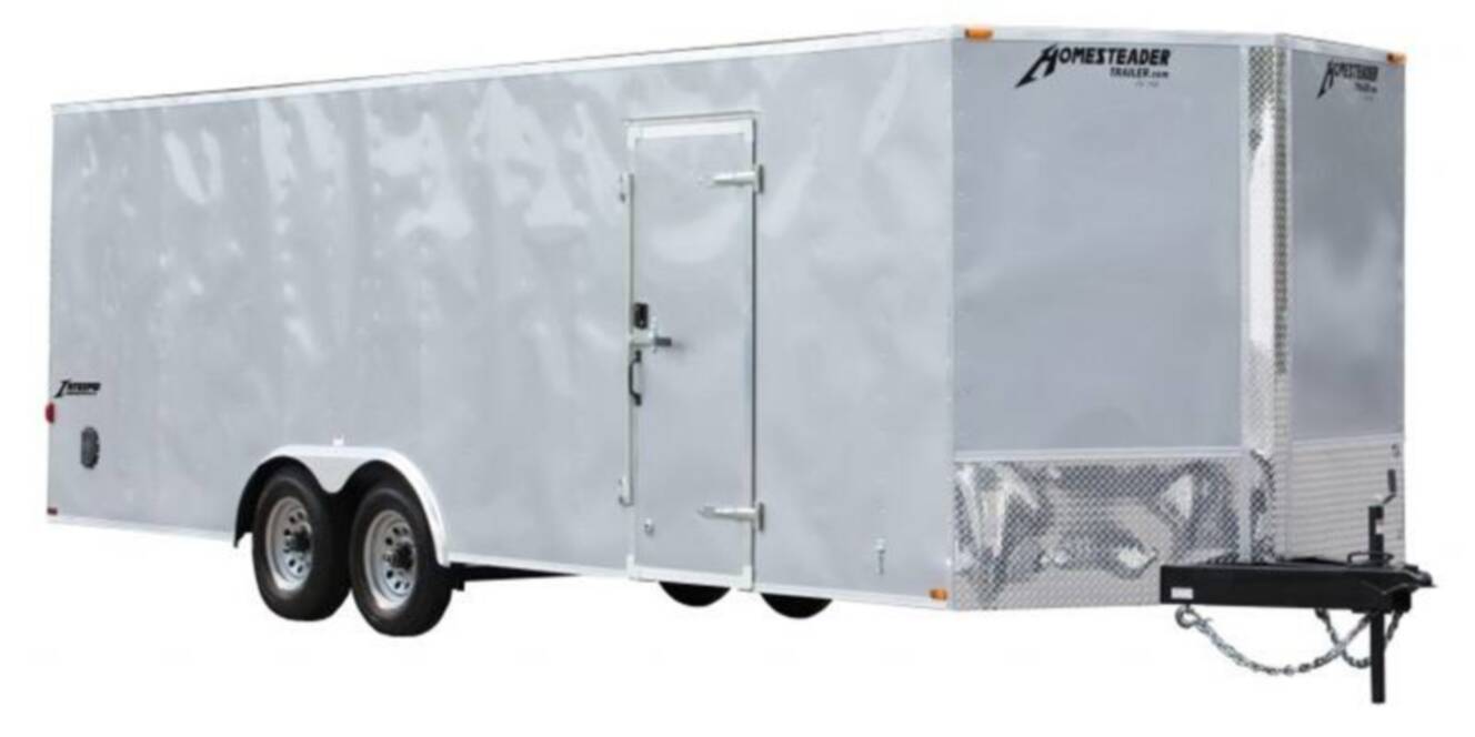 A photo of this 2026 Homesteader Trailers ENCLOSED TRAILER INTREPID 716IT (7 x 16) WITH 7' RAMP D