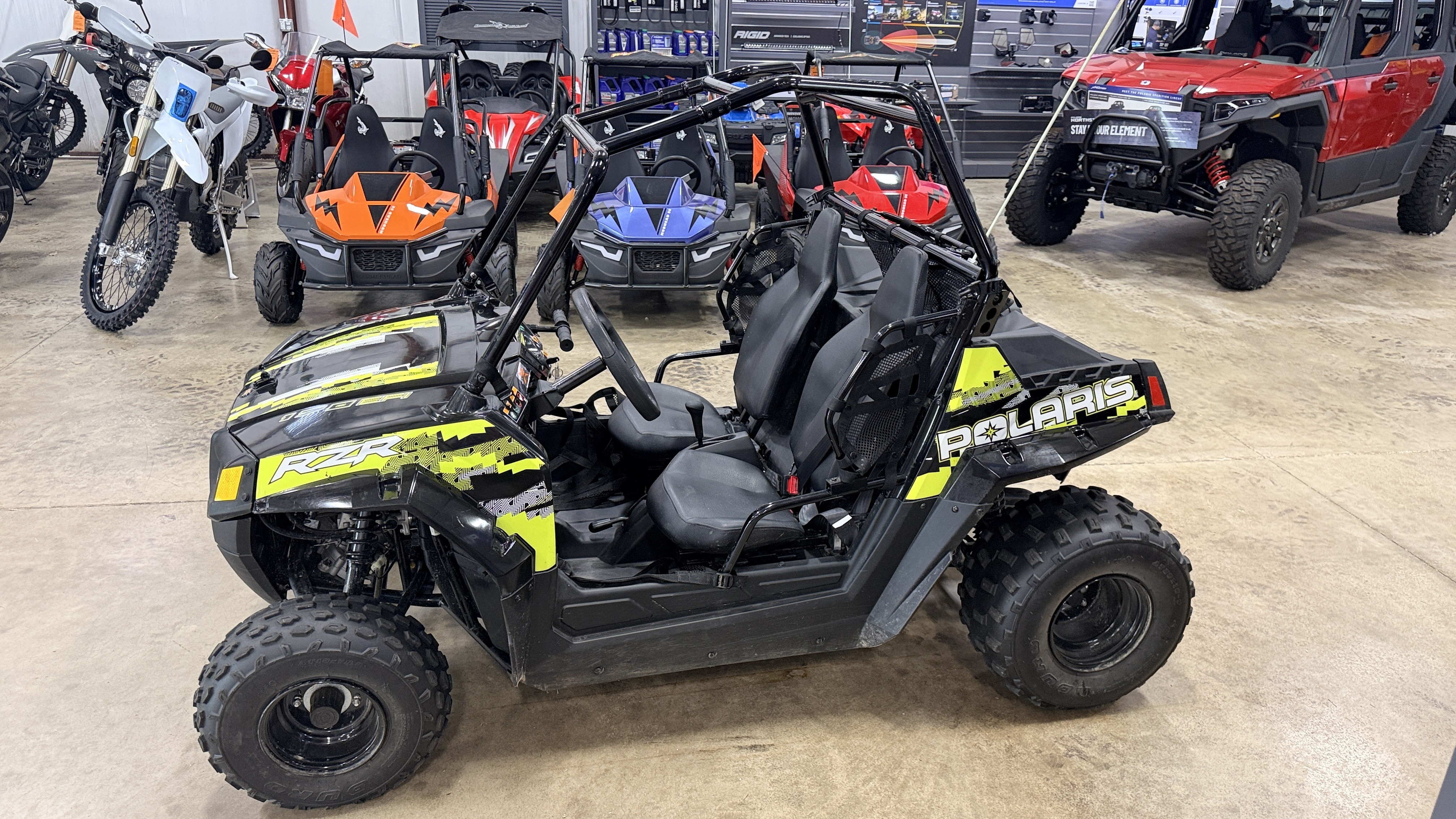 Lime Green Rzr For Sale - Polaris Side By Side Four Wheelers - ATV