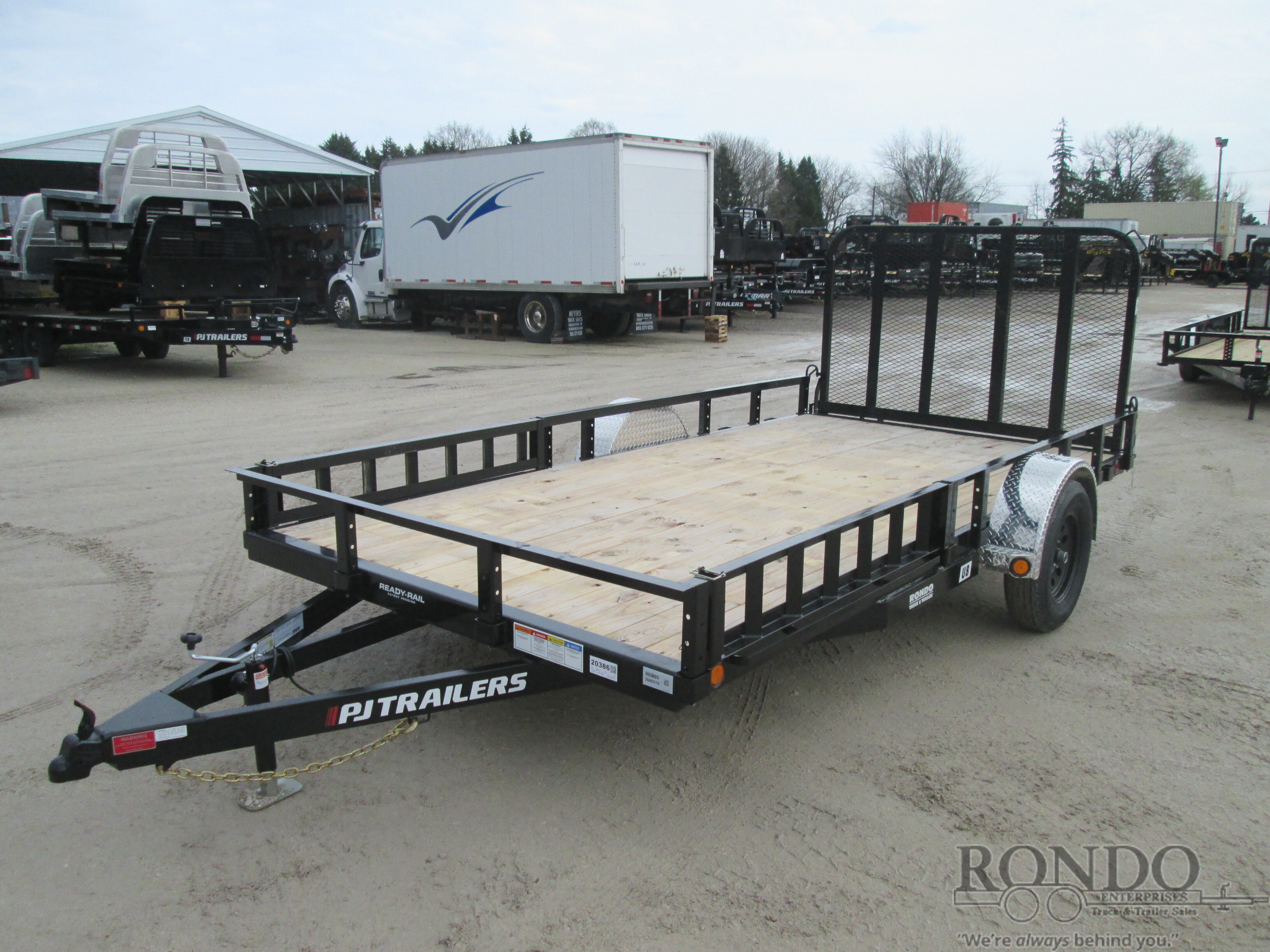 2026 PJ Trailer U8 Single Axle Utility U821431DSFK-ATVR in Sycamore, IL