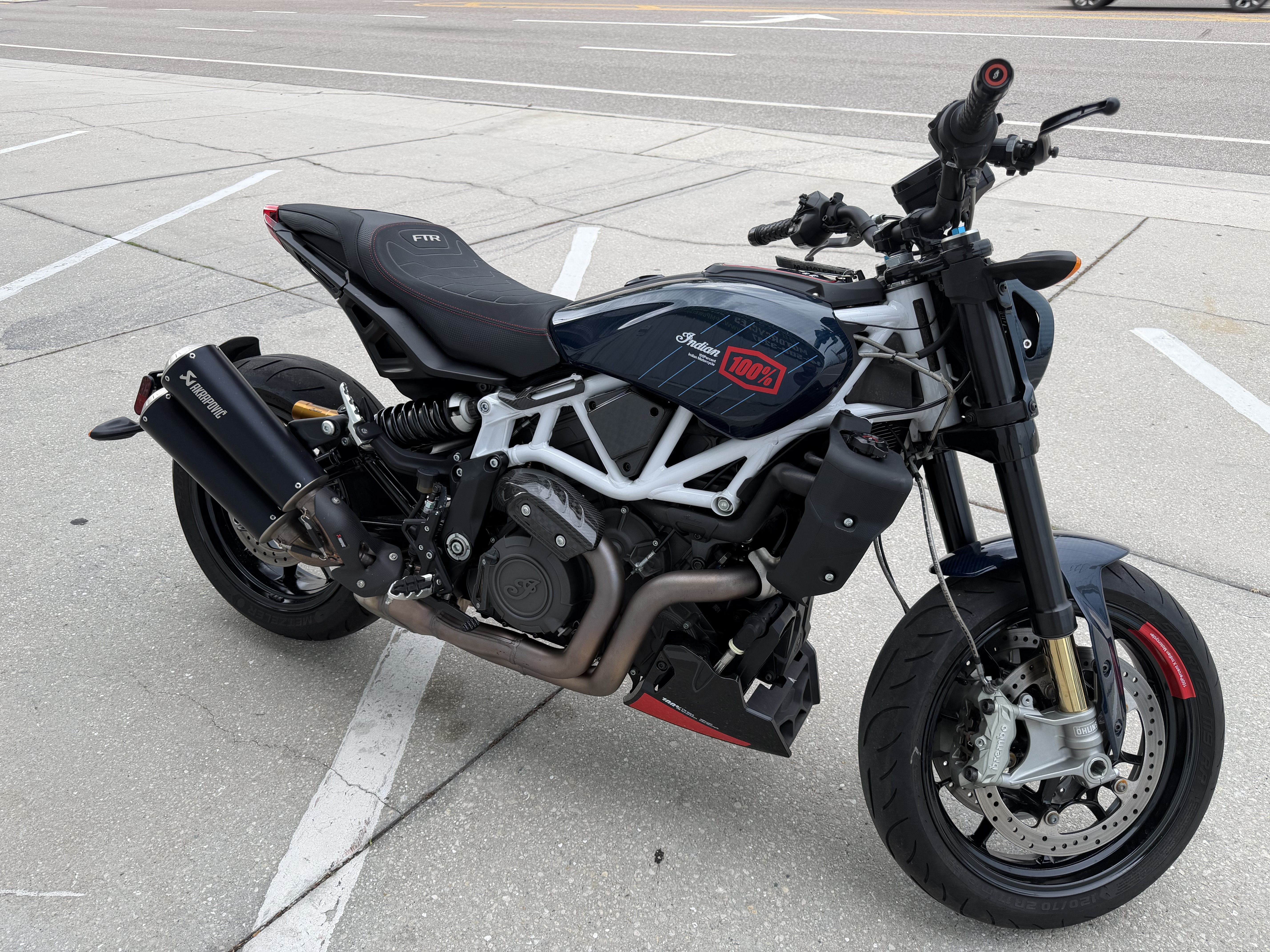 2024 Indian FTR 100% Carbon R 6800 mi Warranty & NO FEES! R CARBON in Sarsota, FL