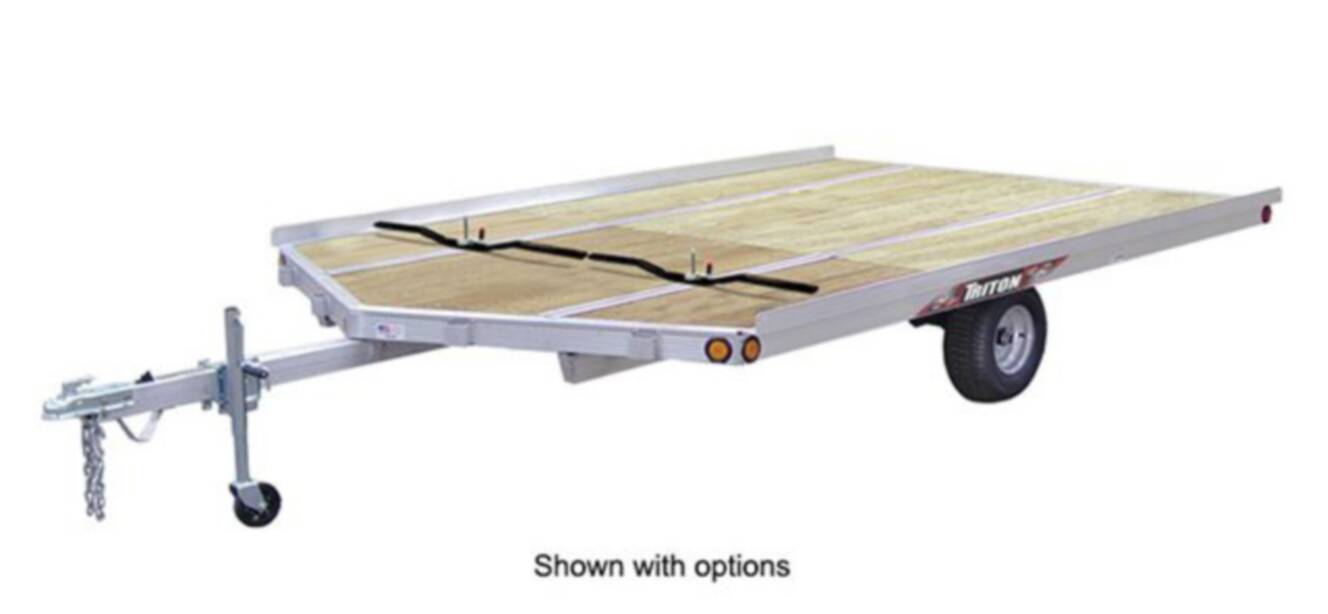 A photo of this 2022 Triton Trailers XT12VR-101QP