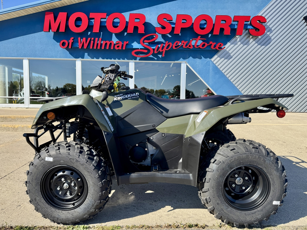 2025 Suzuki Kingquad 400 Axi ASI LIMITED EDITION in willmar MN